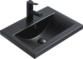 Mexen Emma lavandino da incasso nel piano 51 x 39 cm, nero opaco - 25055185