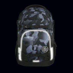 Zaino scuola coocazoo PORTER, Grey Rocks, certificato AGR