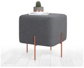 Sgabello grigio scuro Copper - Artie