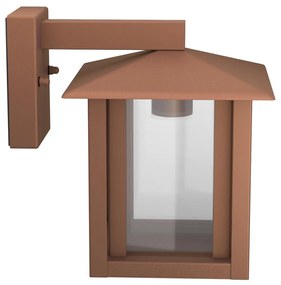 Applique Corten Mattone E27 IP54 per Esterni - Serie PILLAR