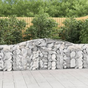 Cesti Gabbioni Ad Arco 10 Pz 400x30x100/120 Cm Ferro Zincato /