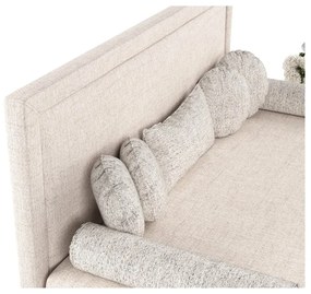 Letto singolo imbottito beige 90x200 cm Scala - Maison de Rêve