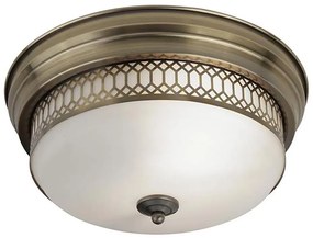 Searchlight 4132-2AB - Plafoniera EDINBURGH 2xE27/40W/230V bronzo