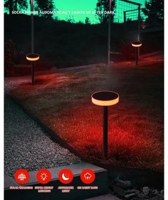 Immax NEO 07910L-LED RGB Lampada solare dimmerabile LED 1W 5V rotonda IP54 Tuya