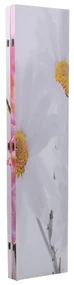 Paravento pieghevole 160x170cm con stampa fiore