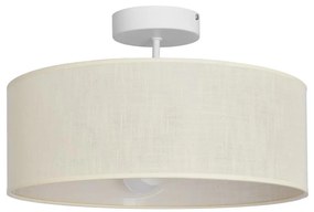 Lampadario a sospensione con supporto rigido ALBA 3xE27/15W/230V panna