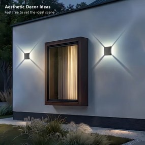 Brilagi - Applique LED da esterno QUADRAY LED/4W/230V antracite IP65