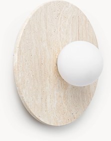 Lampada da parete e soffitto in travertino Cehlani
