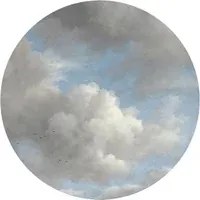KEK Amsterdam Carta da parati panoramica Golden Age Clouds 2 Circle - Multicolor - Durchmesser 1,425m