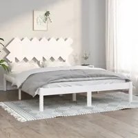 Giroletto Bianco 150x200 cm 5FT King Size in Legno Massello 3104874