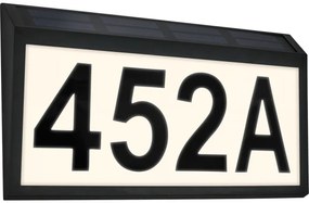 Briloner 3797015 - Numero civico solare LED/0,5W/1,2 IP44