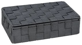 WENKO 24223100 - Cestino ADRIA 26x17 cm grigio/antracite