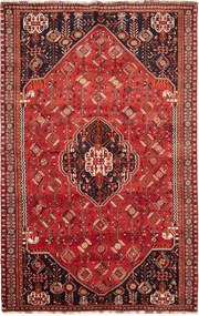 Gashghai Tappeto persiano 160x250 Rosso (Iran) Annodato A Mano