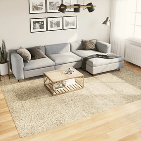 Tappeto Shaggy Pamplona A Pelo Lungo Moderno Oro 240x340 Cm /
