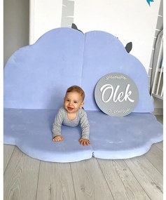 Tappeto da gioco a forma di nuvola in gommapiuma: grigio chiaro