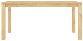 Tavolo da pranzo panama 160x80x75 cm in legno massello di pino