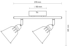 Faretto FIONA 2xE14/8W/230V