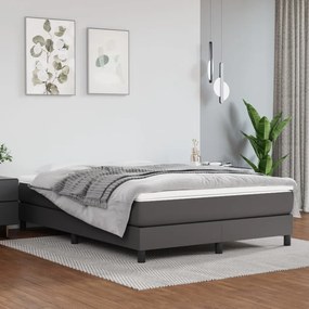 Materasso A Molle Grigio 140x190x20 Cm İn Similpelle /
