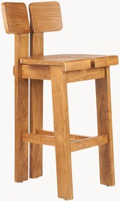 Sedia da bar in legno di teak fatta a mano Sama Sama
