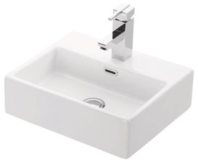 Lavabo Sospeso 43x36 Cm Karag "Daphne" Bianco Lucido