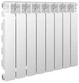 Termosifone in alluminio 8 elementi interasse 500 mm EQUATION ALU-RAD bianco
