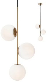 Redo 01-2627 - Lampadario a sospensione con filo NIVA 3xE14/28W/230V