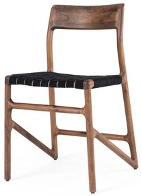 Sedia da pranzo nera/marrone Fawn – Gazzda