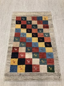 Gabbeh Tappeto persiano 120x80 (Iran) Annodato A Mano