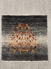 Loribaft Tappeto 40x40 Marrone (Iran) Annodato A Mano