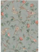 Eijffinger Tapete Good Nightingale - Light Blue/ Grey