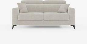 Pegaso divano letto matrimoniale con poggiatesta reclinabili in tessuto jacquard smacchiabile T22