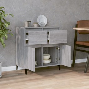 Credenza grigio sonoma 60x35x70 cm in legno multistrato