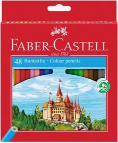 Set di matite colorate Castle 48 pz