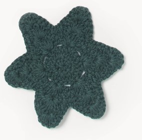 Set di 4 sottobicchieri in cotone fatti a mano Starla