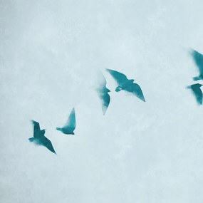 Fotomurale Migration, multicolore 371X280 cm