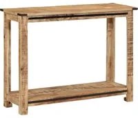 Tavolo Consolle 100x35x75 cm in Legno Massello di Mango 374056