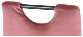 Sedie da pranzo rosa scuro in velluto set di 2 pz Mandy - Støraa