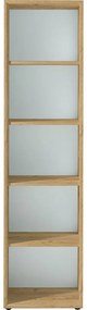 Libreria naturale in rovere 50x196 cm Monteria - Germania