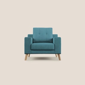 Danish poltroncina in tessuto morbido impermeabile T02 azzurro