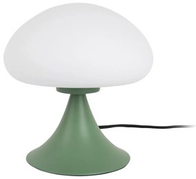 Lampada da tavolo verde (altezza totale 21 cm) Hongo – Leitmotiv