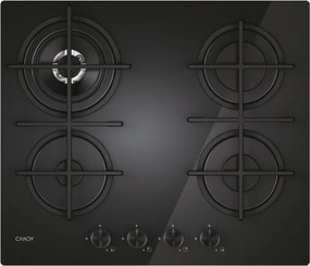Moderna CVG6BR4WTB Nero Da incasso 60 cm Gas 4 Fornello(i) - Candy