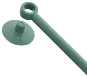 Tergivetro doccia verde in plastica antigraffio con ventosa Spring