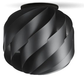 Plafoniera Moderna Globe Polilux ® Nero 1 Luce E27 D40Cm