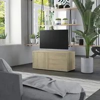 Mobile Porta TV Rovere Sonoma 80x34x36 cm in Truciolato 801853