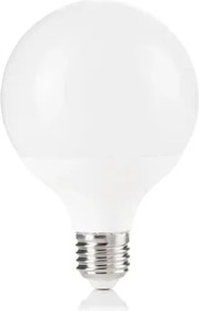Lampadina attacco e27 in plastica globo bianca 14 w 1630 lm 3000 k ...