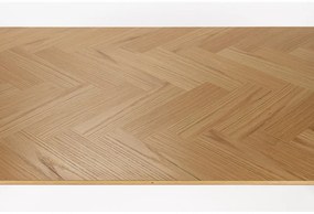 Tavolo da pranzo con effetto rovere 90x180 cm Fabio – White Label