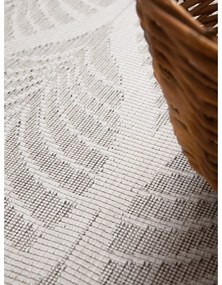 Tappeto da interno/esterno rotondo grigio/avorio ø 160 cm Duet Liora – NORTHRUGS