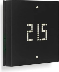 Termostato intelligente e connesso a parete WIFI VIMAR Termostato connesso WiFi parete nero