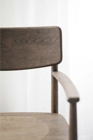 Set di sedie da pranzo marrone scuro in rovere 2 pz Maidstone - Rowico