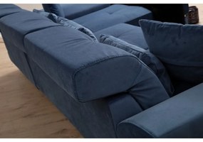 Divano angolare blu (angolo destro) Frido - Balcab Home